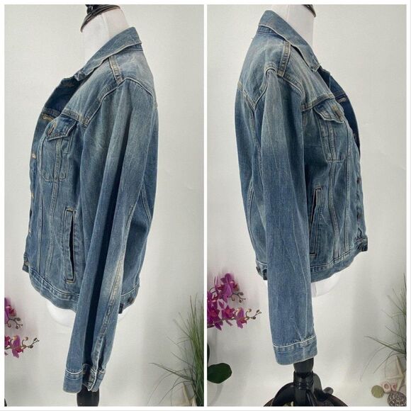 Gap Jean Jacket Pre Loved Y2K ECU Small Womens - Picture 1 of 8
